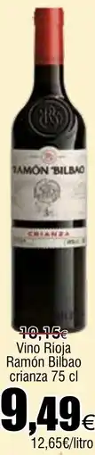 FROIZ Vino Rioja Ramón Bilbao crianza oferta