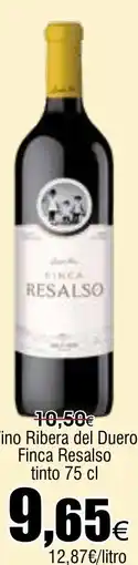 FROIZ Vino Ribera del Duero Finca Resalso tinto oferta