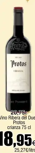 FROIZ Vino Ribera del Duero Protos crianza oferta