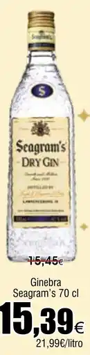 FROIZ Ginebra Seagram's oferta