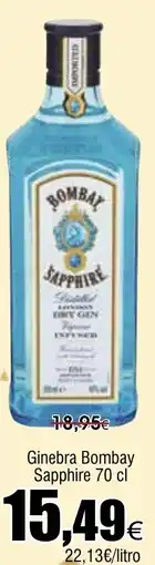 FROIZ Ginebra Bombay Sapphire oferta