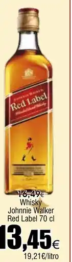 FROIZ Whisky Johnnie Walker Red Labe oferta