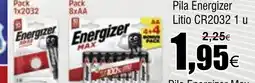 FROIZ Pila Energizer Litio CR2032 1u oferta