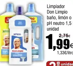 FROIZ Limpiador Don Limpio baño, limón o pH neutro oferta