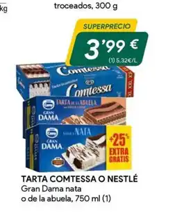 Masymas Tarta comtessa o nestlé oferta
