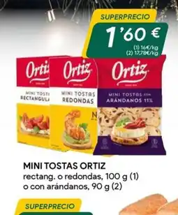 Masymas ORTIZ Mini tostas oferta