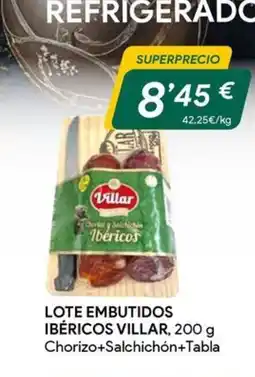 Masymas VILLAR Lote embutidos ibéricos oferta