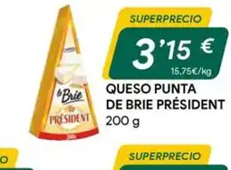 Masymas PRÉSIDENT Queso punta de brie oferta