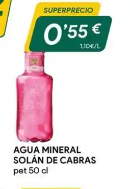 Masymas SOLÁN DE CABRAS pe Agua mineral oferta