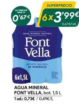 Masymas FONT VELLA Agua mineral oferta
