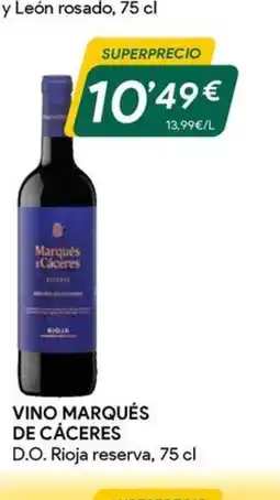 Masymas MARQUÉS DE CÁCERES Vino oferta