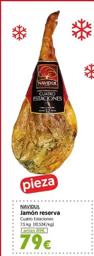 Hiper Usera NAVIDUL Jamón reserva oferta