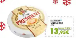 Hiper Usera PRESIDENT Queso brie oferta