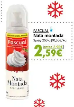 Hiper Usera PASCUAL Nata montada oferta