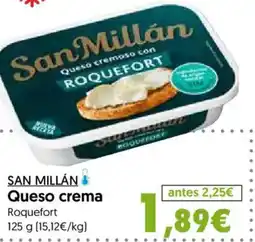 Hiper Usera SAN MILLÁN Queso crema oferta