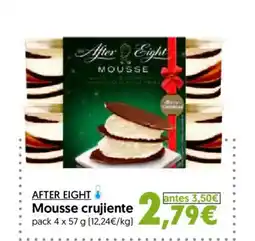 Hiper Usera AFTER EIGHT Mousse crujiente oferta