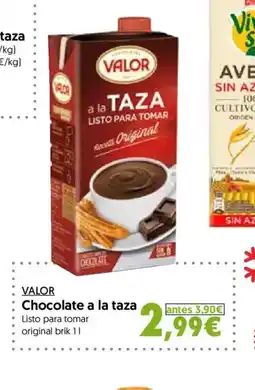 Hiper Usera VALOR Chocolate a la taza oferta