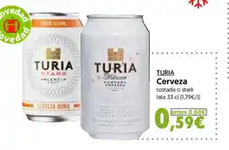 Hiper Usera TURIA Cerveza oferta