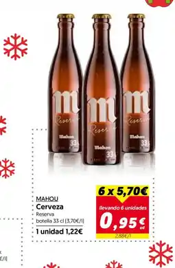 Hiper Usera MAHOU Cerveza oferta