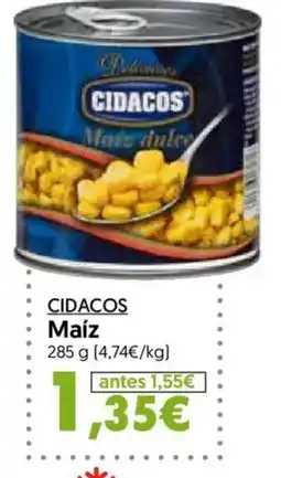 Hiper Usera CIDACOS Maíz oferta