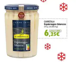 Hiper Usera CARRETILLA Espárragos blancos oferta