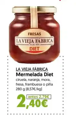 Hiper Usera LA VIEJA FÁBRICA Mermelada Diet oferta