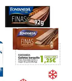 Hiper Usera FONTANEDA Galletas barquillo oferta