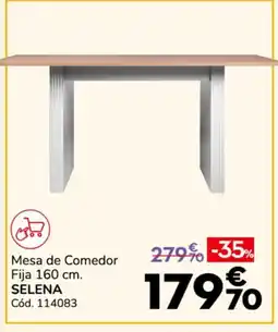 Conforama SELENA Mesa de Comedor Fija oferta