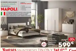 Conforama NAPOLI Conjunto Dormitorio Completo oferta