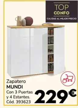 Conforama MUNDI Zapatero oferta