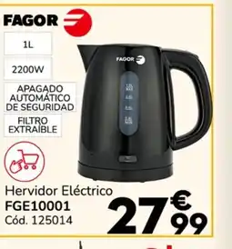 Conforama FAGOR hHervidor Eléctrico oferta