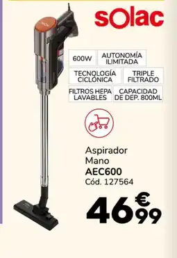 Conforama SOLAC Aspirador Mano AEC600 oferta