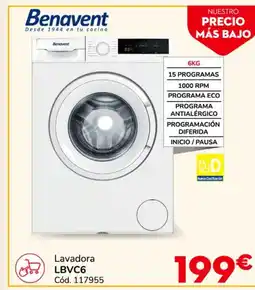 Conforama BENAVENT Lavadora LBVC6 oferta