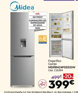 Conforama MIDEA Frigorífico Combi MDRB424FGE02IW oferta