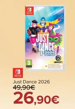 Carrefour NINTENDO SWITCH Just Dance 2026 oferta