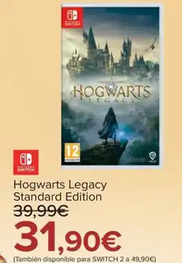 Carrefour NINTENDO SWITCH Hogwarts Legacy Standard Edition oferta