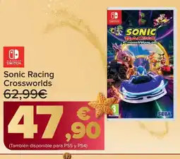 Carrefour NINTENDO SWITCH Sonic Racing Crossworlds oferta