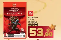 Carrefour NINTENDO SWITCH Assassin's Creed Shadows oferta