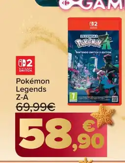Carrefour NINTENDO SWITCH Pokémon Legends Z-A oferta