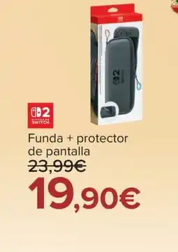 Carrefour NINTENDO SWITCH Funda + protector de pantalla oferta