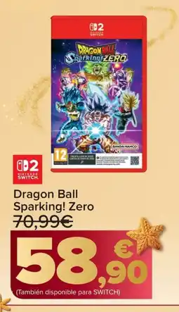 Carrefour NINTENDO SWITCH Dragon Ball Sparking! Zero oferta