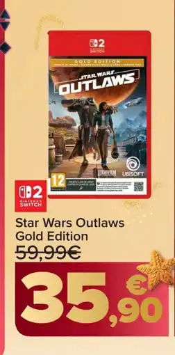 Carrefour NINTENDO SWITCH Star Wars Outlaws Gold Edition oferta