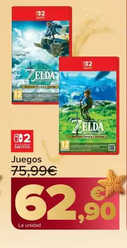 Carrefour NINTENDO SWITCH Juegos oferta
