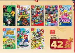 Carrefour NINTENDO SWITCH Juegos oferta