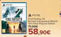 Carrefour PS5 Final Fantasy VII Remake Intergrade & Rebirth Twin Pack Physical Edition oferta