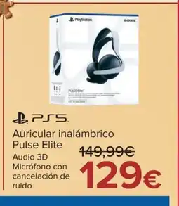 Carrefour PS5 Auricular inalámbrico Pulse Elite oferta