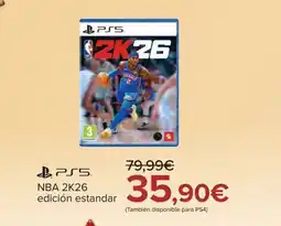 Carrefour PS5 NBA 2K26 edición estandar oferta