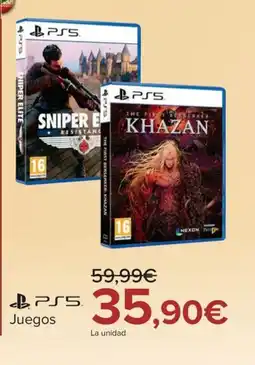 Carrefour PS5 Juegos oferta