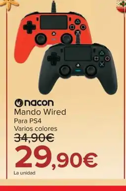 Carrefour NACON Mando Wired oferta