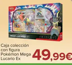 Carrefour Caja colección con figura Pokémon Mega Lucario Ex oferta